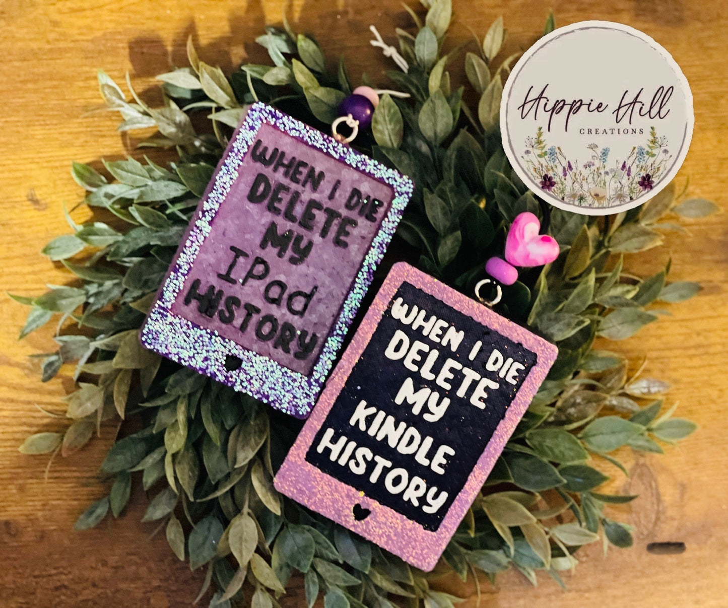 Delete My History Freshie- 2 ebook themes to select