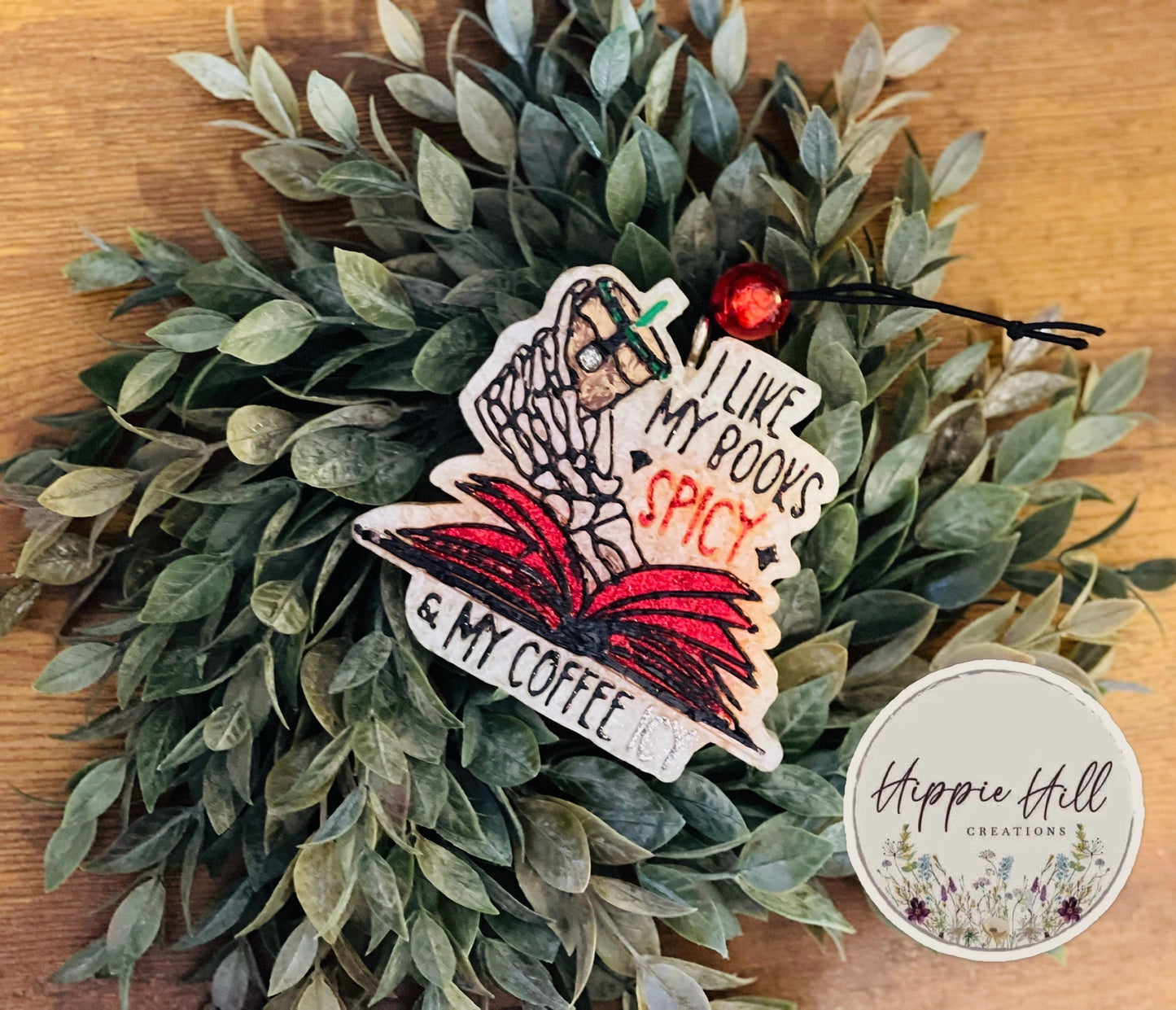 Spicy Book Icy Coffee Freshie