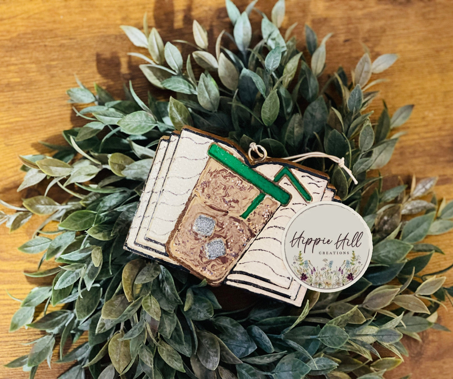 Book and Iced Coffee    Freshie